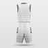 white Mesh Basketball Jersey