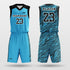 Blue Custom Basketball Uniform
