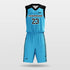 Blue Basketball Jersey Set