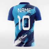 Custom Blue Men's Sublimated Soccer Jersey