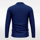 Navy Blue soccer zip sweatershirts