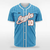 Blue Sublimated Baseball Jersey