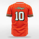 Orange Custom Baseball Jersey