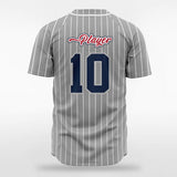 Grey Men Baseball Jersey