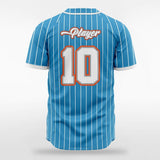 Blue Custom Baseball Jersey