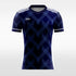 Custom Navy Blue Men's Soccer Jersey