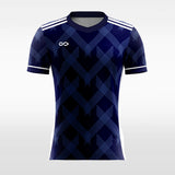 Custom Navy Blue Men's Soccer Jersey