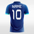 Custom Blue Men's Sublimated Soccer Jersey