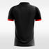 Custom Black Men's Sublimated Soccer Jersey