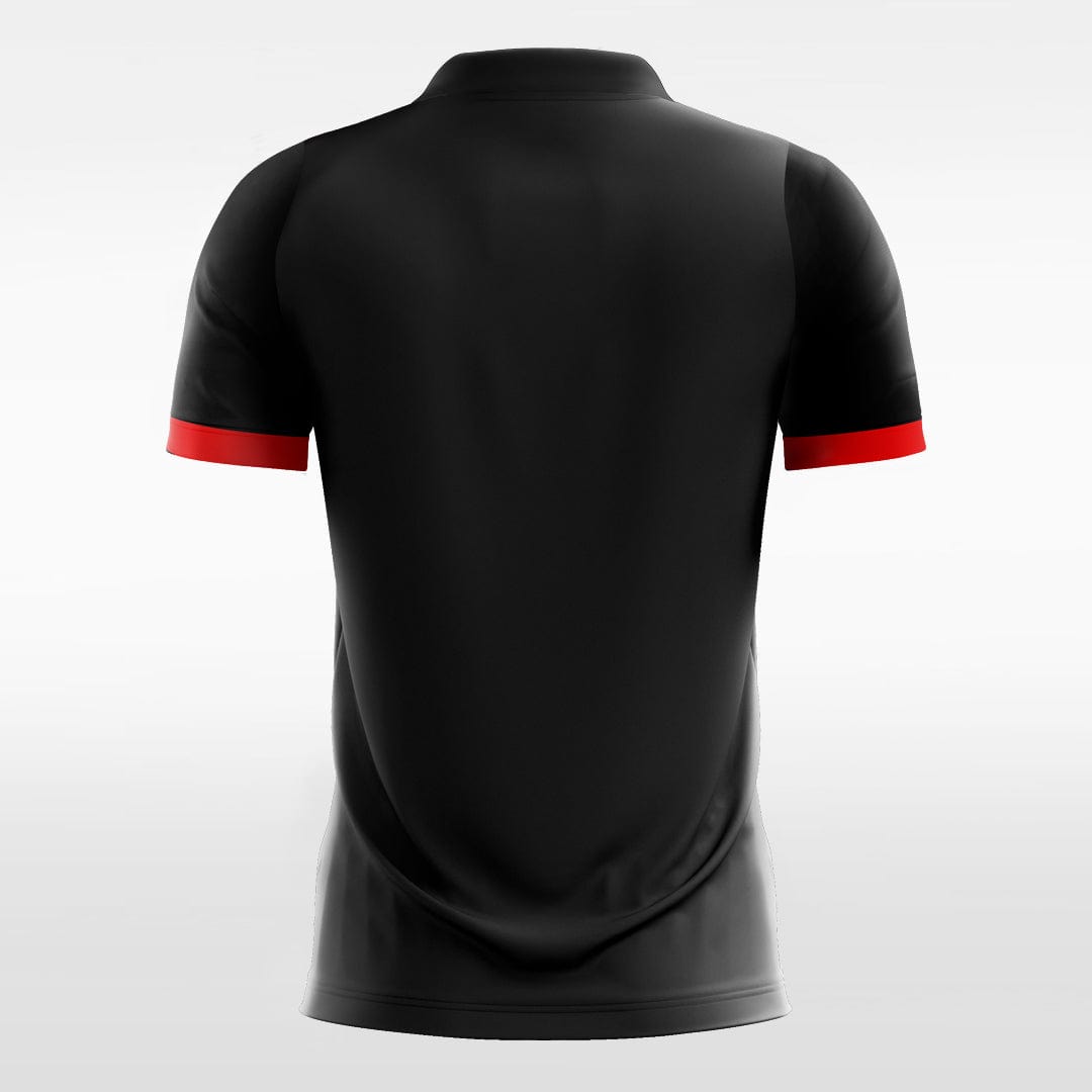 Custom Black Men's Sublimated Soccer Jersey