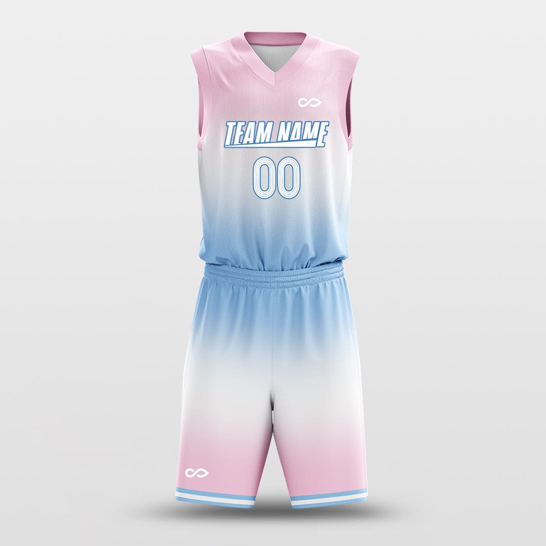 gradient basketball jersey set
