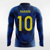 Custom Graffiti Long Sleeve Soccer Jersey