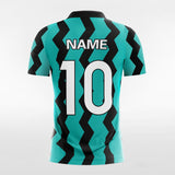 Custom Blue Men's Sublimated Soccer Jersey