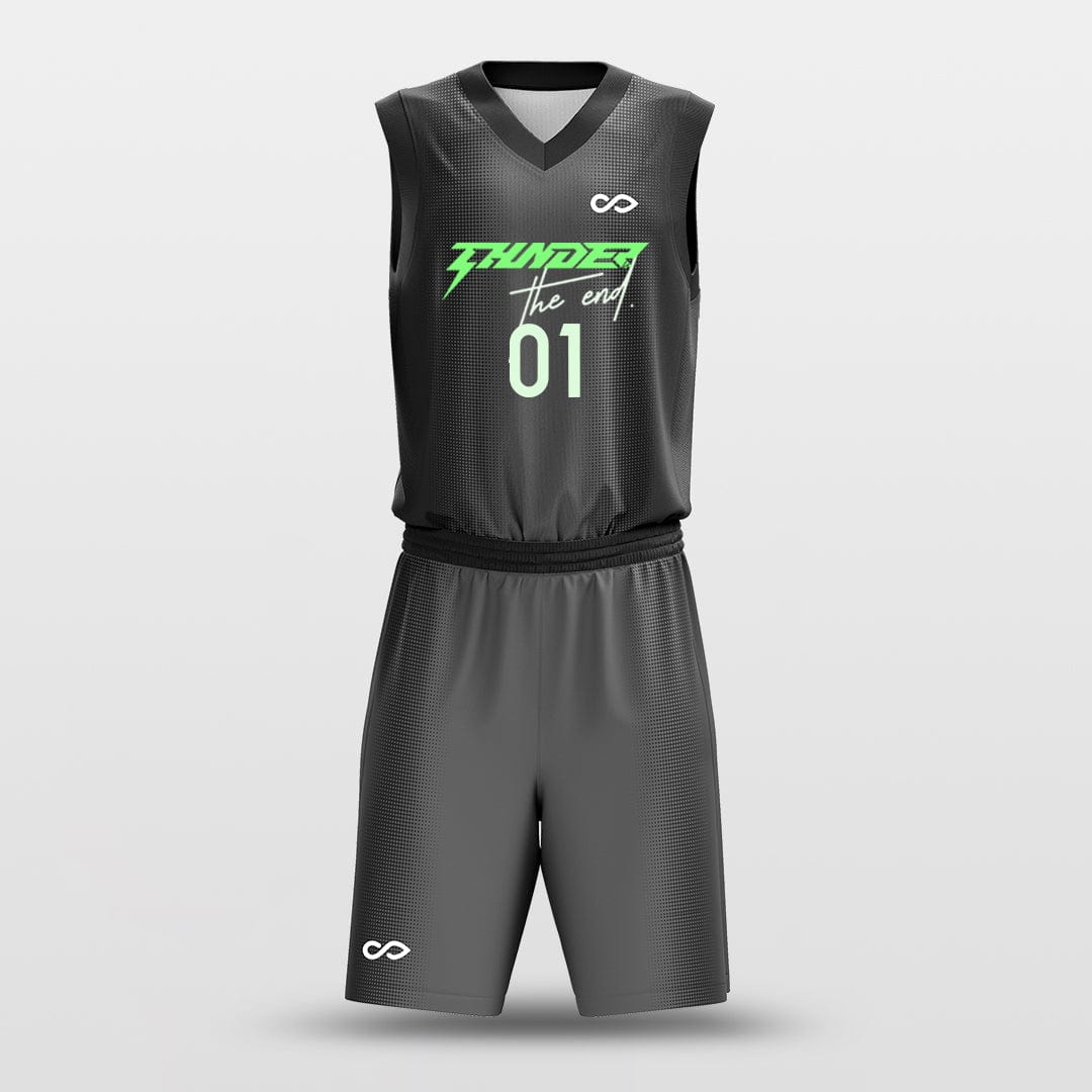 Green Tongue - Custom Sublimated Basketball Uniform Set