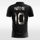 Custom Black Men's Sublimated Soccer Jersey