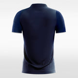 Navy Blue Men's Team Soccer Jersey Design