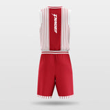 Kids Basketball Jersey Set Striped