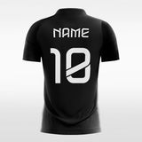 Custom Blue and Black Men's Sublimated Soccer Jersey