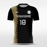 Yellow and Black Tyrannosaurus Soccer Jersey