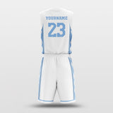 NCAA White - Customized Basketball Jersey Design for Team