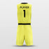 Yellow basketball jerseys