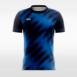 Navy Blue Sublimated Soccer Jersey Design