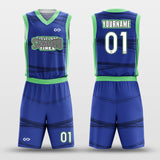 Silk Screen basketball jersey set