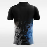 Custom Black Men's Sublimated Soccer Jersey