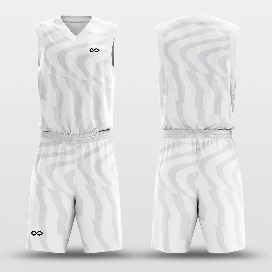 Custom White Basketball Jersey