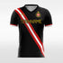 Black Men's Sublimated Soccer Jerseys