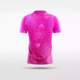 Custom Fluorescent Pink Soccer Jersey