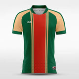 Green&Red Striped Custom Soccer Shirts