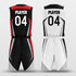 white and black jersey reversible