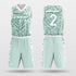 Sublimated Basketball Jersey Set Bamboo Green