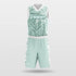 Bamboo Green Basketball Jersey Set