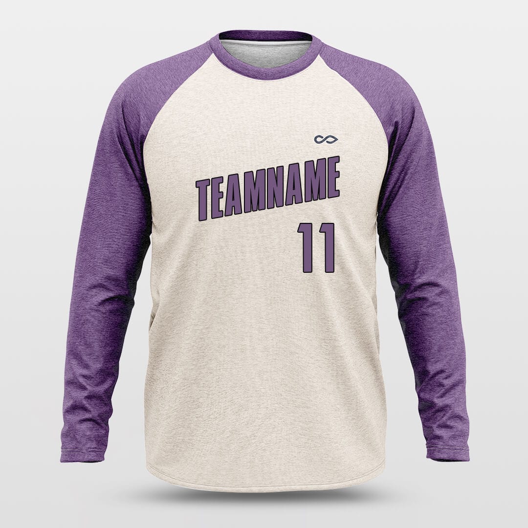 basic purple long sleeve jersey