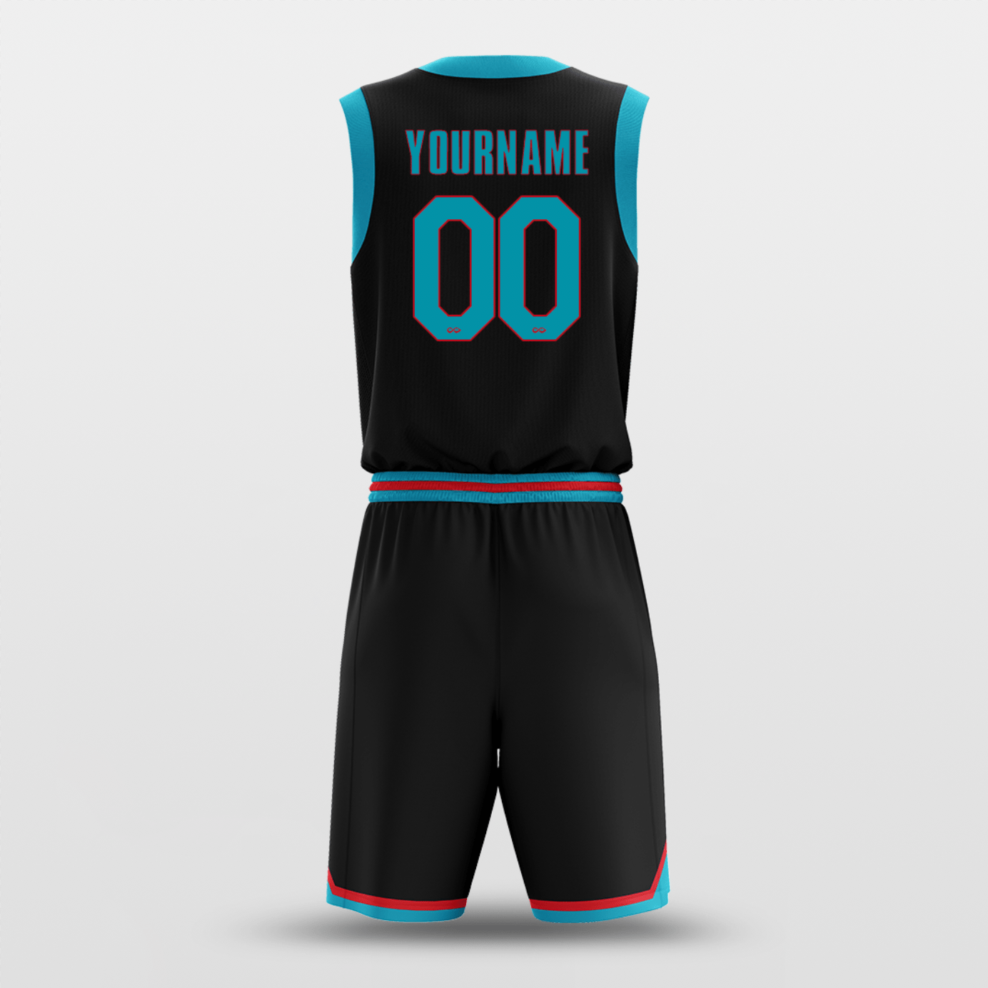 black and blue baksetball jerseys