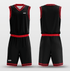 black basketball jersey kit