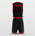 black basketball jersey kit