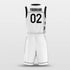 black basketball jersey set