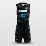 black basketball jersey