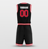 black basketball jerseys design