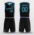 black basketball jerseys