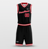 black basketball jerseys