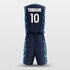 black custom basketball jersey kit