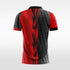 black short sleeve soccer jersey