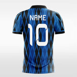 black short soccer jersey