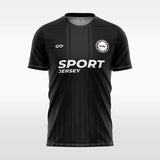  black soccer jersey for men sublimation