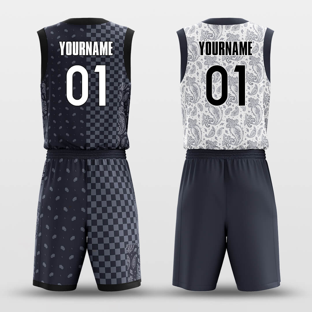 Paisley - Custom Reversible Basketball Jersey Set Sublimated