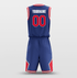 blue basketball jersey kit